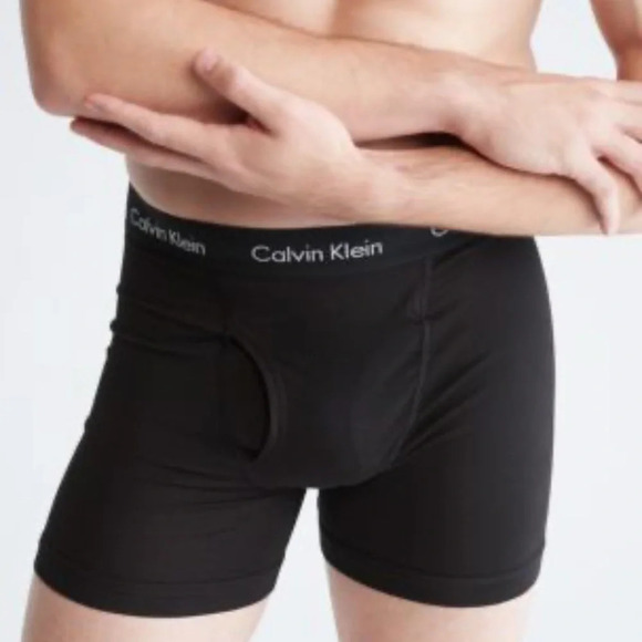 NNT 3 x calvin Klein essential comfortable logo stretch cotton boxer shorts L - Picture 1 of 2